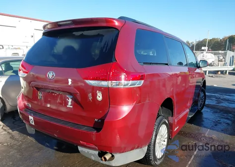 2014 Toyota Sienna Xle V6 8 Passenger из США, поврежденный, VIN 5TDYK3DC7ES460523